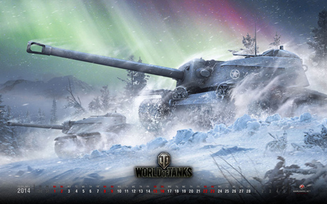 Hình nền lịch tháng 02/2014 của World of Tanks - Ảnh 12