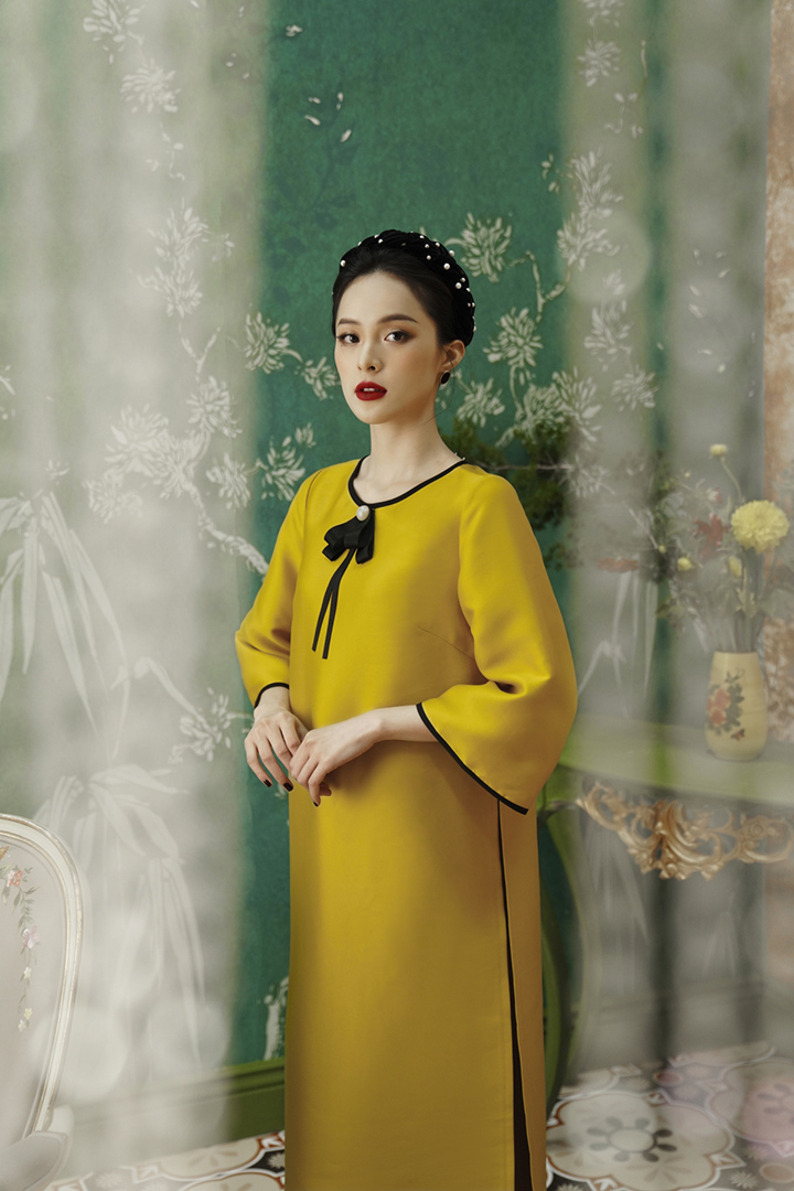 Hạ Vi hóa quý cô Hà thành kiêu kỳ với áo dài La Fleur du Tonkin - Hình ảnh 10