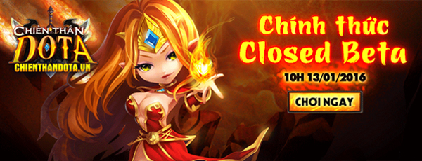 Tặng 200 giftcode Chiến Thần Dota phiên bản Closed Beta