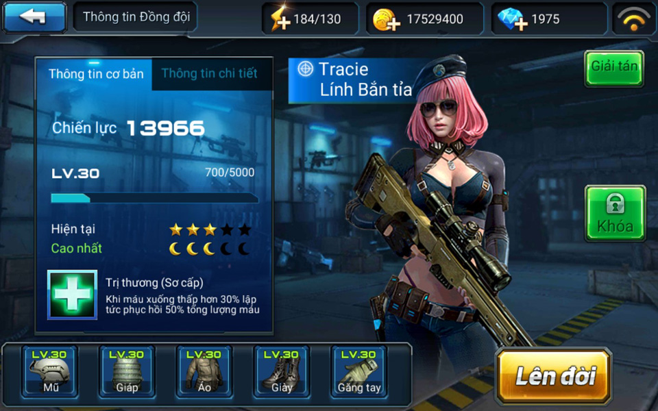 Chiến Dịch Huyền Thoại: Hotgirl tóc hồng Tracie tham chiến