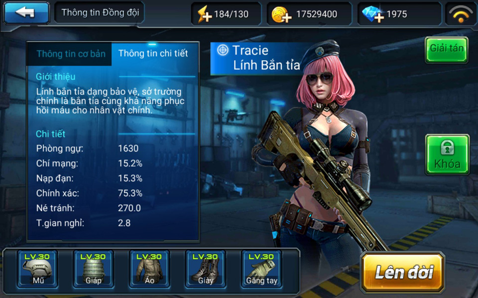 Chiến Dịch Huyền Thoại: Hotgirl tóc hồng Tracie tham chiến