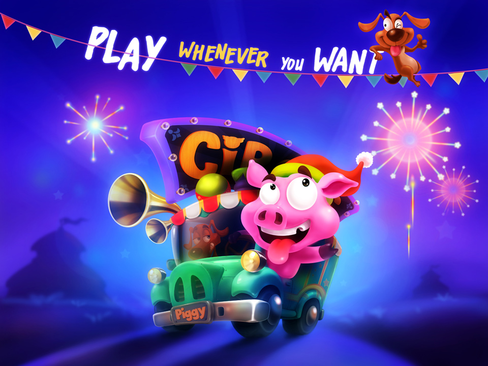 AsNet Game Studio trình làng trò chơi mới Piggy Show