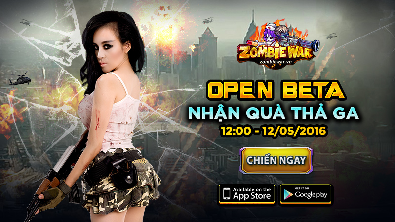 Zombie War Open Beta vào 12h00 trưa nay