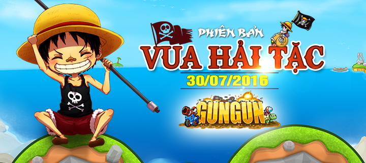 Tặng giftcode Gungun Online phiên bản Vua Hải Tặc