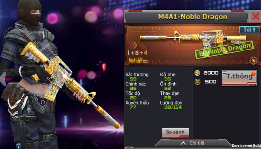 M4A1 Noble Dragon game Crossfire Legends
