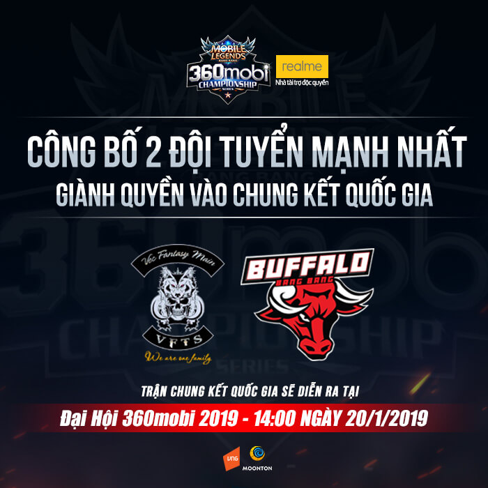 VEC Fantasy Main và Buffalo Esports giành vé tiến vào trận chung kết tổng 360mobi Championship Series