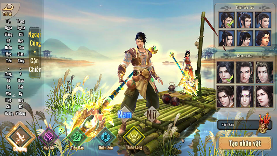 Đệ tử nam Cái Bang trong game Tân Thiên Long Mobile