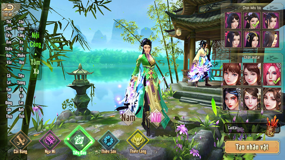 Đệ tử nữ Tiêu Dao trong Tân Thiên Long Mobile
