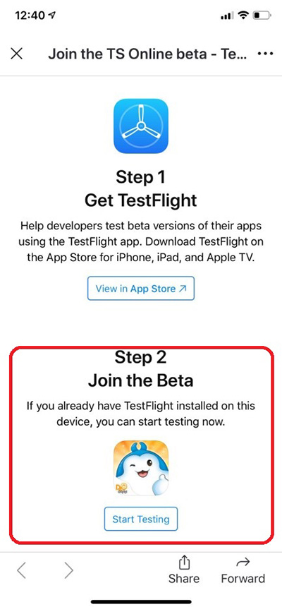 Hướng dẫn tải TS Online Mobile phiên bản Alpha Test