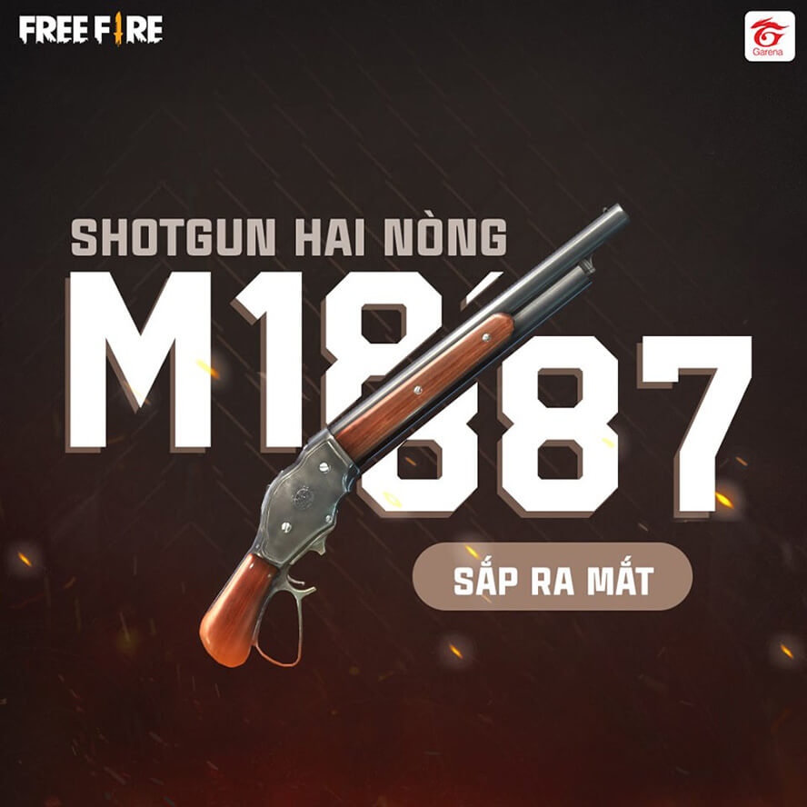 Shotgun M1887 - Free Fire OB18 Đêm Ma Quái