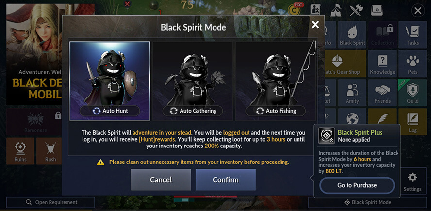 Black Spirit Mode