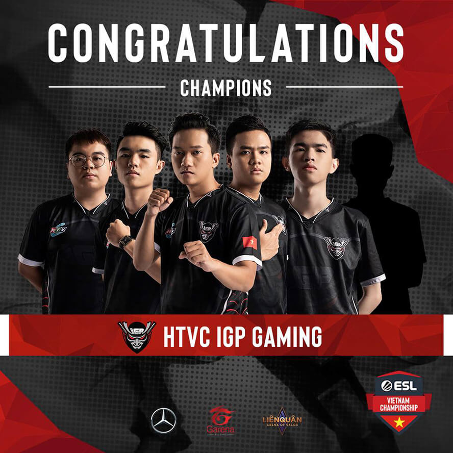 HTVC IGP Gaming vô địch ESL Vietnam Championship