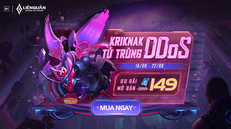 Kriknak Tử trùng DDoS