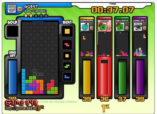 Tetris Friends Online: Xếp Gạch Trực Tuyến, Tại Sao Không? - Gamelandvn