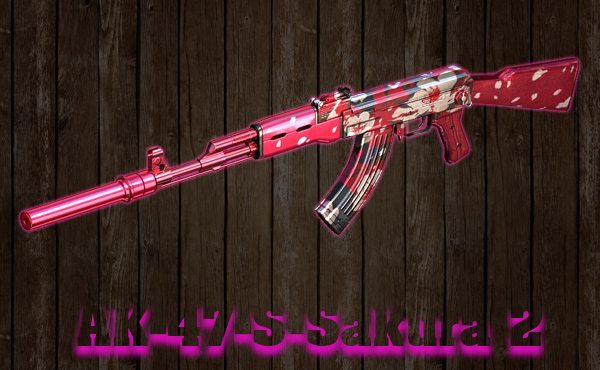 AK-47 Sakura 2 được tăng thêm đạn và trang bị nòng giảm thanh
