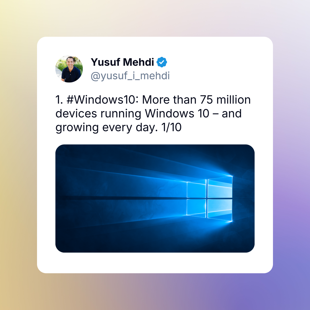 Windows 10 đã có mặt trên 75 triệu thiết bị
