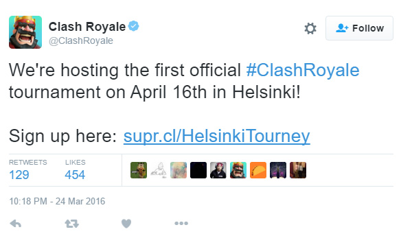 Supercell tổ chức giải đấu Clash Royale tại Helsinki