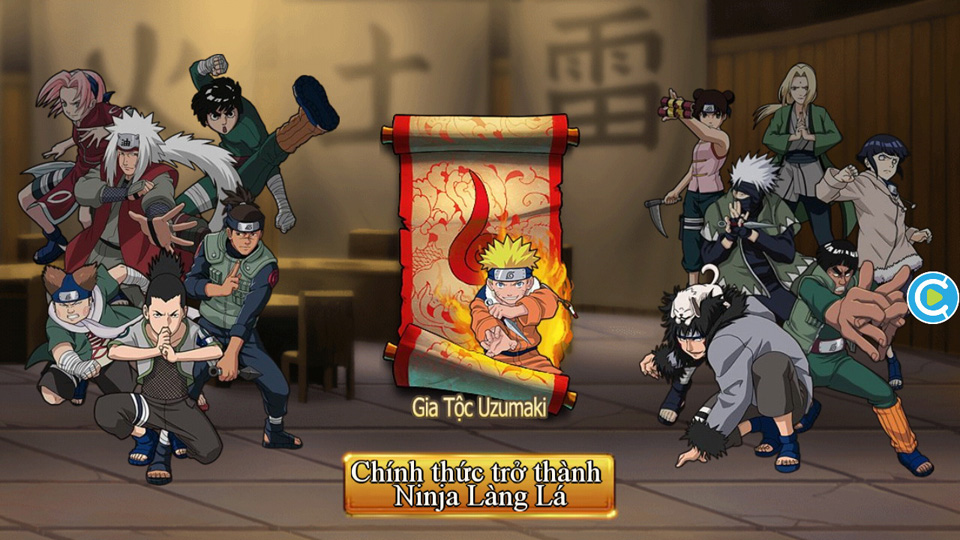 Naruto Cửu Vĩ đổi tên thành Làng Lá Mobile