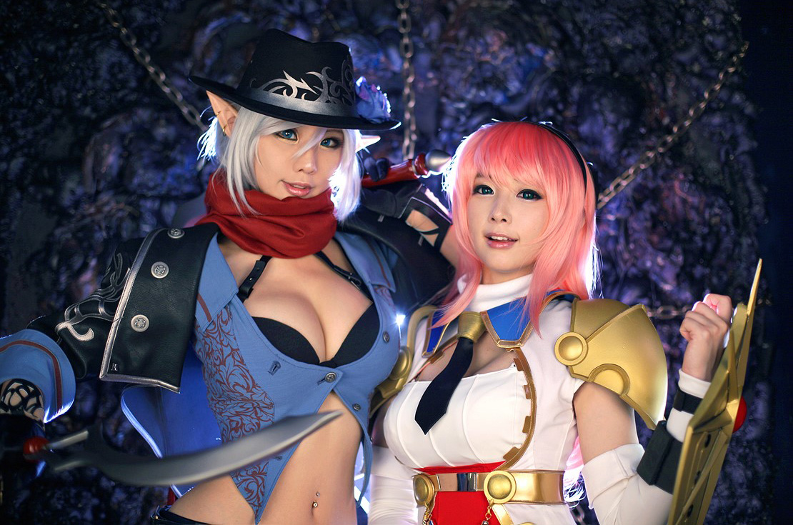 Tasha và Doremi cực quyến rũ với cosplay Dungeon Fighter Online