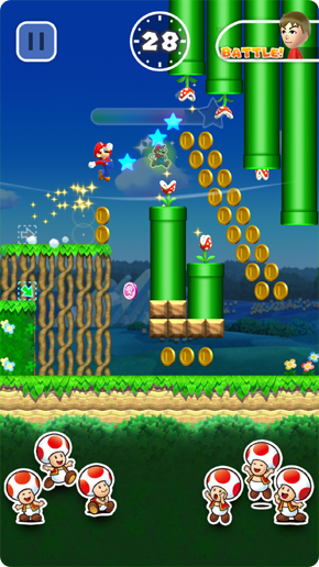 Super Mario Run - Toad Rally - Screenshot 1