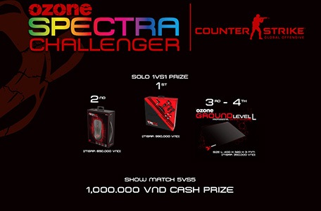 Ozone Gaming công bố Ozone Spectra Challenger 2017 - Ảnh 1