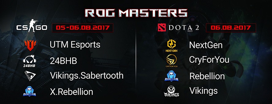 Chung kết ROG Masters 2017 Việt Nam diễn ra vào cuối tuần này - Hình ảnh 1