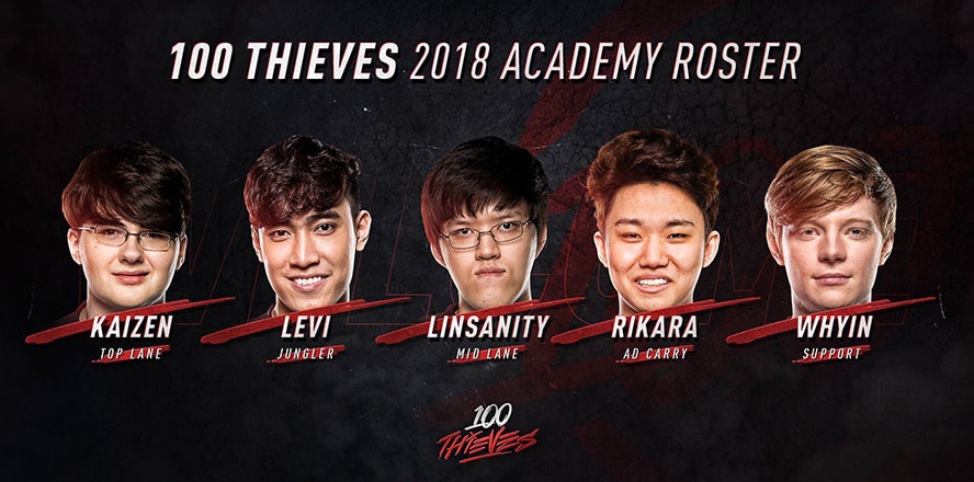 100 Thieves chiêu mộ Levi cho đội Academy