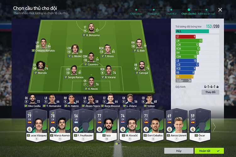 Đội bóng trong mơ FIFA Online 4