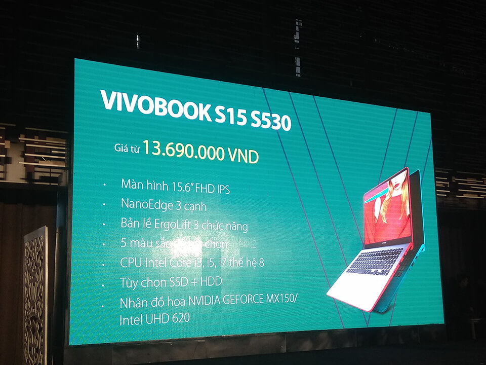 Giá bán VivoBook S15 tại Việt Nam