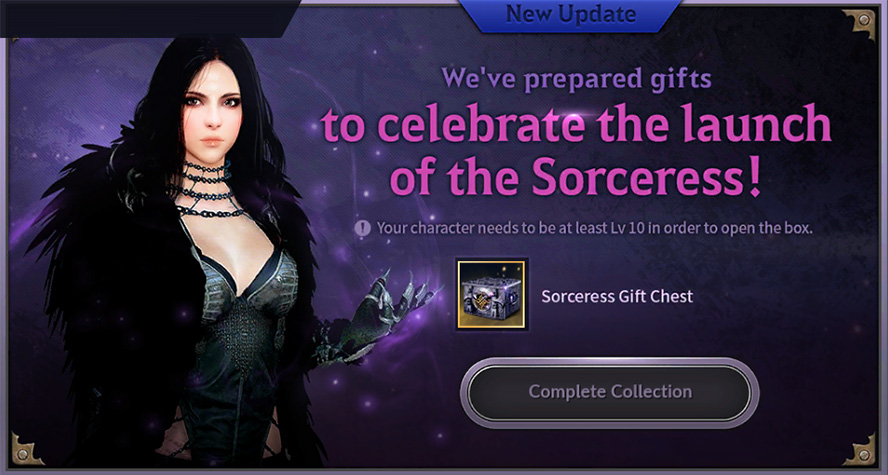 Sorceress Gift Chest Event