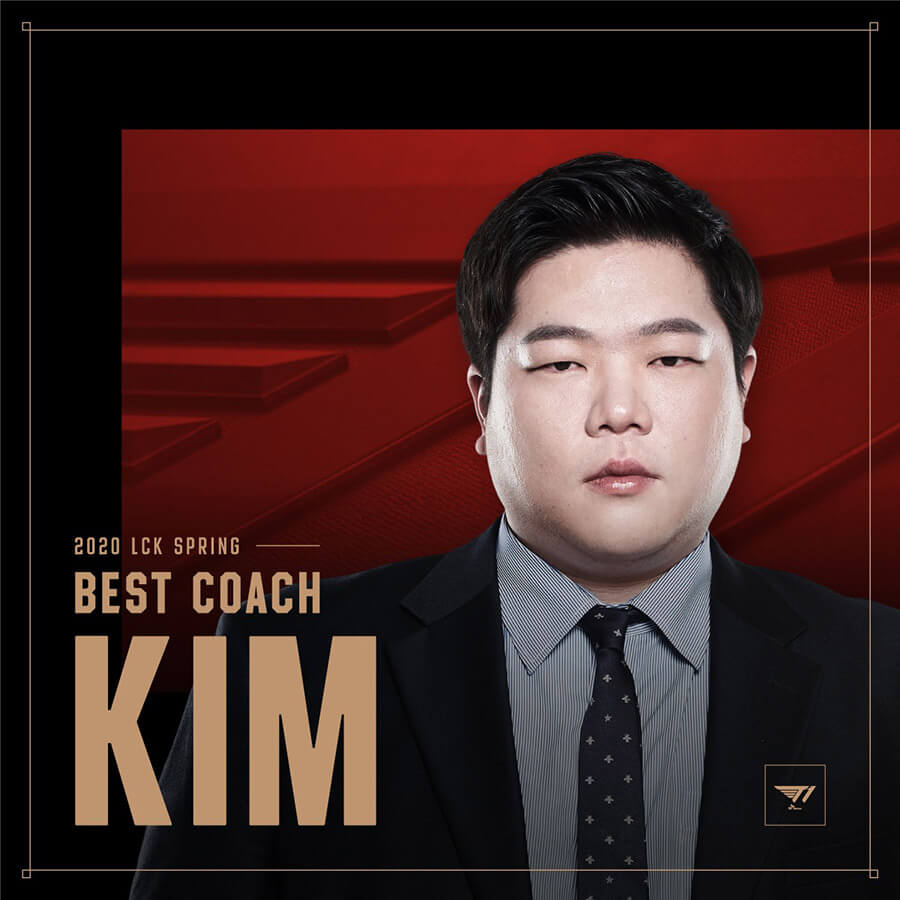 Huấn luyện viên xuất sắc nhất mùa giải: T1 Kim.