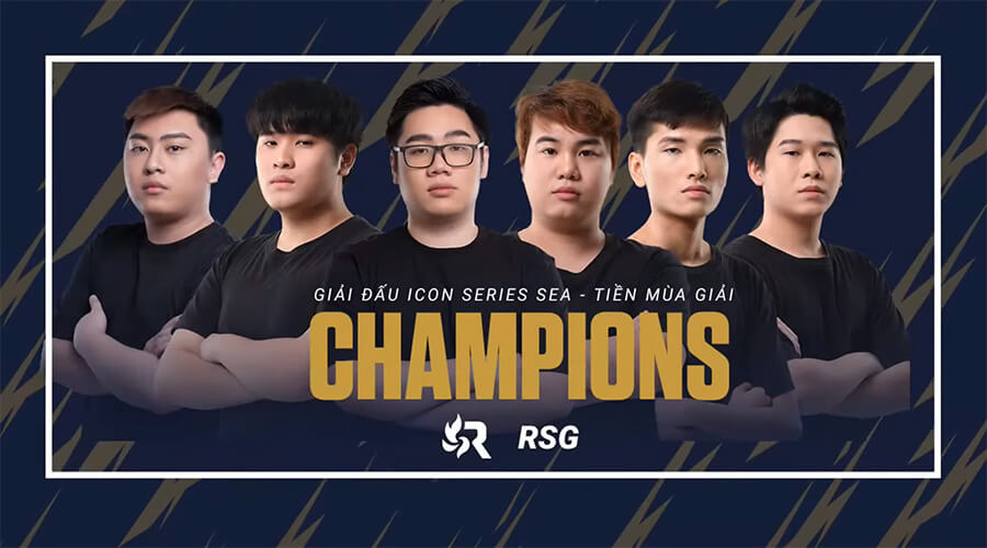 RSG là nhà vô địch của Icon Series: Tiền Mùa Giải 2021 khu vực Việt Nam