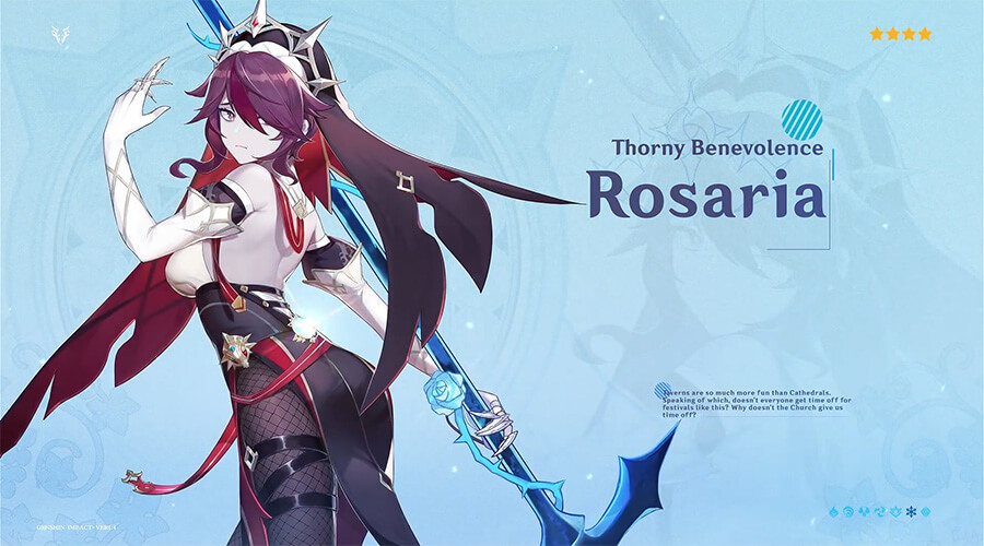 Nhân vật mới Rosaria (4 sao)