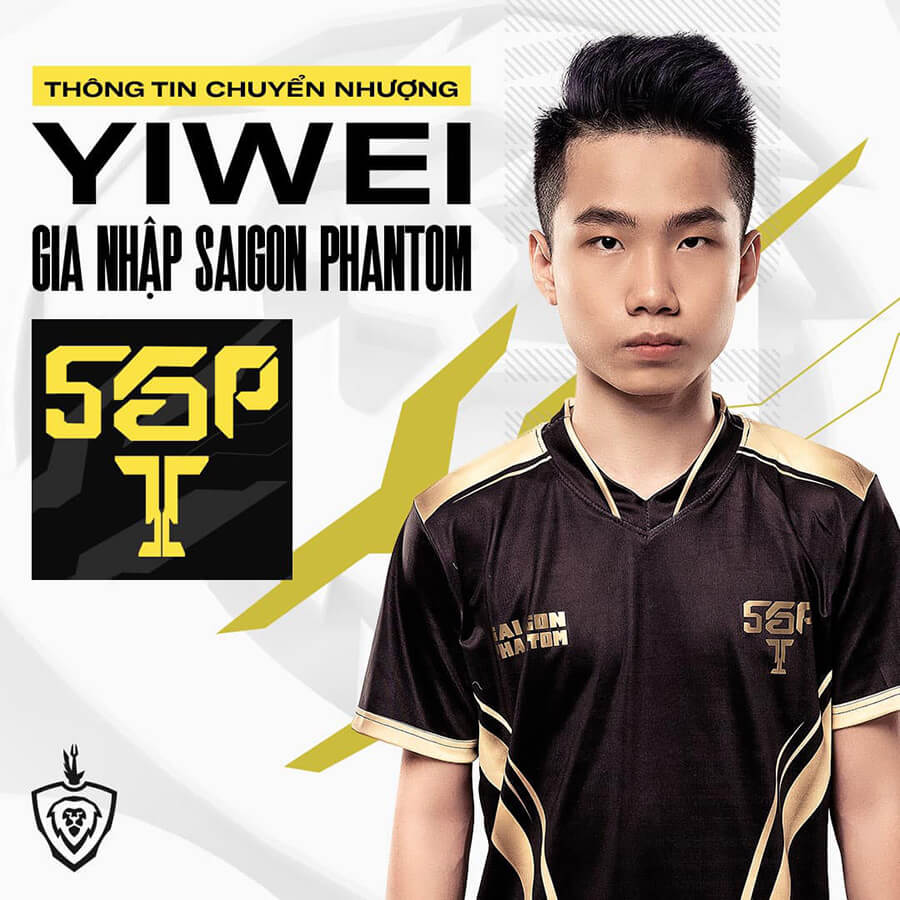 Yiwei gia nhập Saigon Phantom