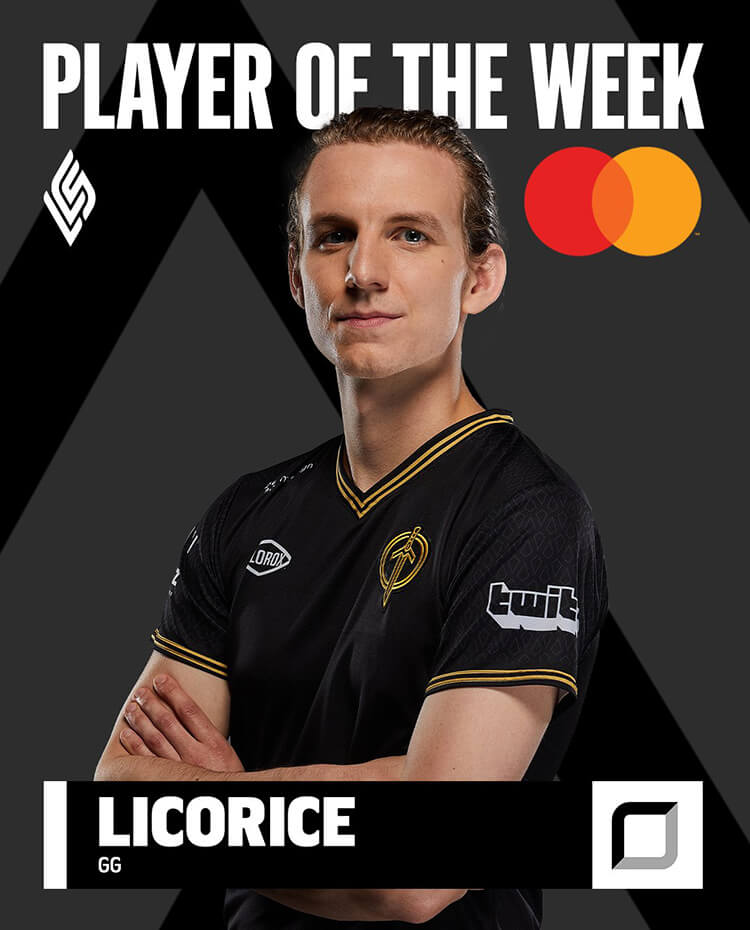 GG Licorice là tuyển thủ xuất sắc nhất tuần 6