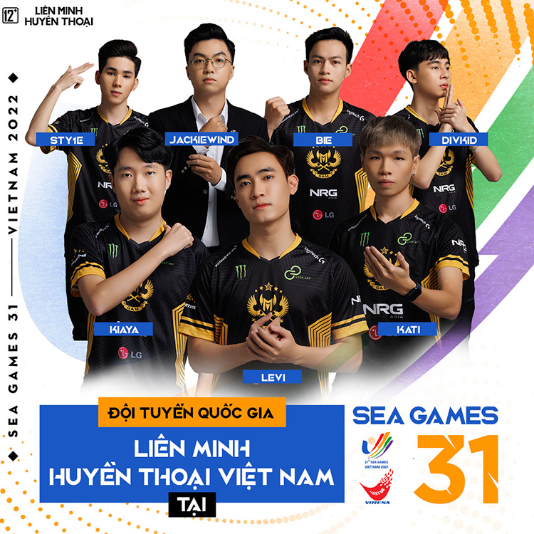 GAM Esports đại diện LMHT Việt Nam tham dự SEA Games 31