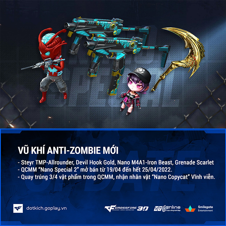 Vũ khí Anti-Zombie mới