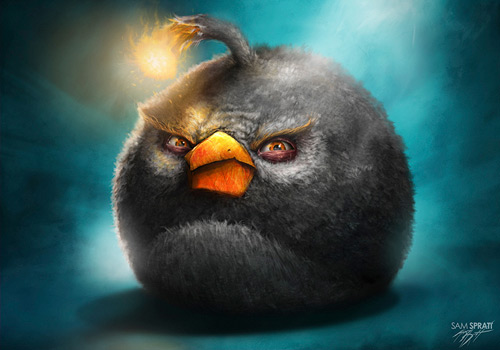 Angry Birds đầy đe dọa khi vẽ phong cách thực - Ảnh 3