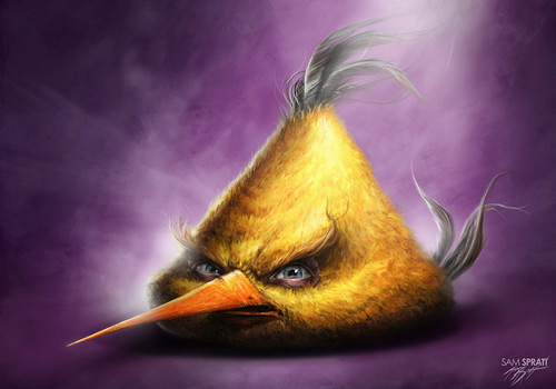 Angry Birds đầy đe dọa khi vẽ phong cách thực - Ảnh 4