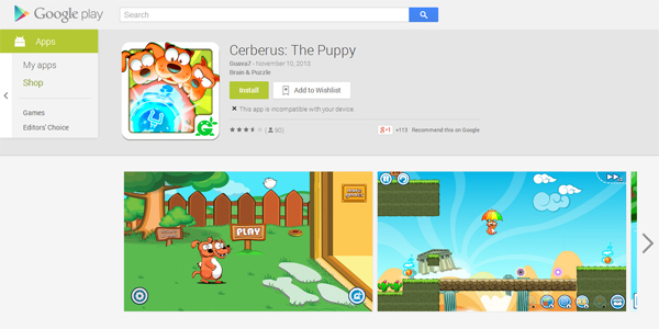 Cerberus: The Puppy đã có mặt trên Google Play 2