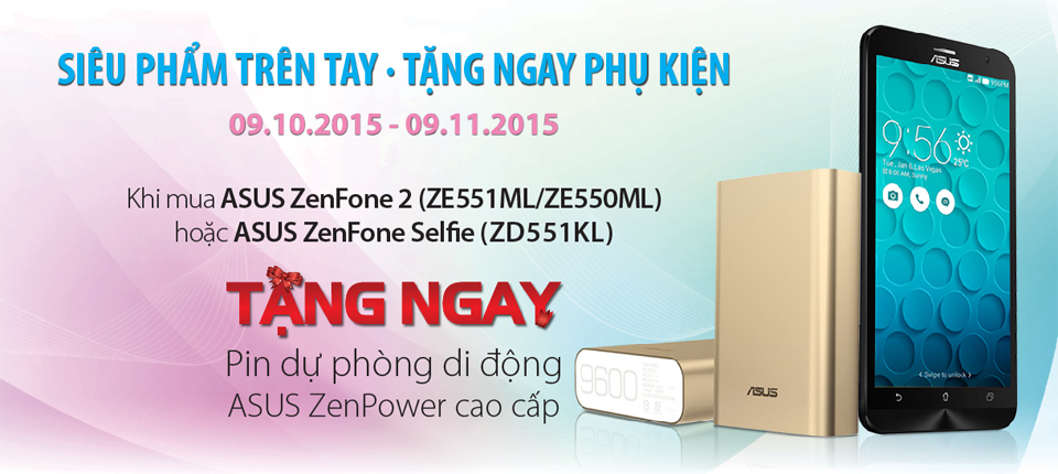 Tặng ZenPower khi mua ZenFone 2 và ZenFone Selfie - Ảnh 2