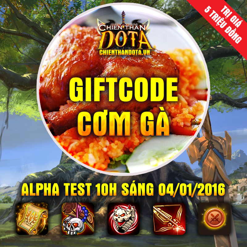 Tặng giftcode Chiến Thần Dota phiên bản Alpha Test