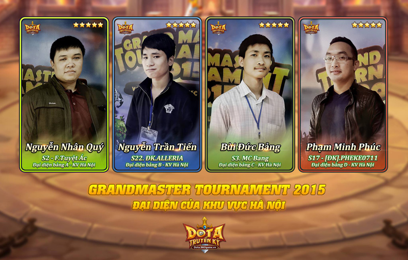 Chung kết Grand Master Tournament 2015 diễn ra vào 20/12