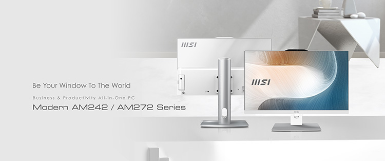 MSI công bố hai mẫu máy tính AIO mới AM242 và AM272