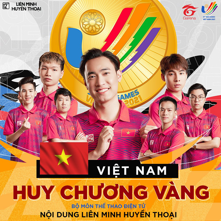 Việt Nam giành huy chương vàng môn Liên Minh Huyền Thoại