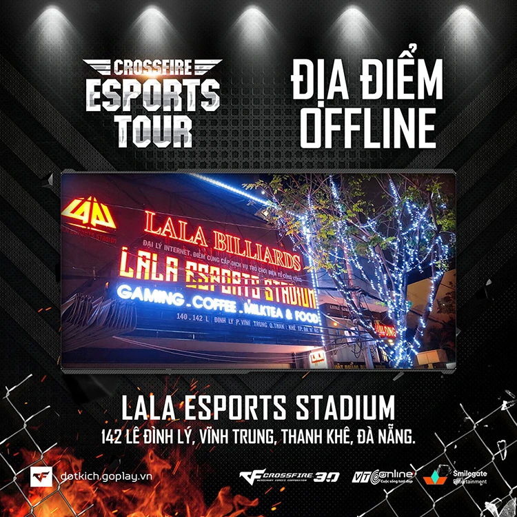 Crossfire eSports Tour Đà Nẵng diễn ra tại Lala Esports Stadium