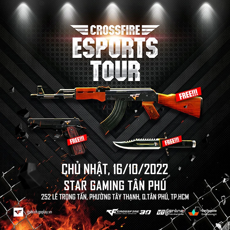 Crossfire eSports Tour TP. Hồ Chí Minh chính thức mở đăng ký