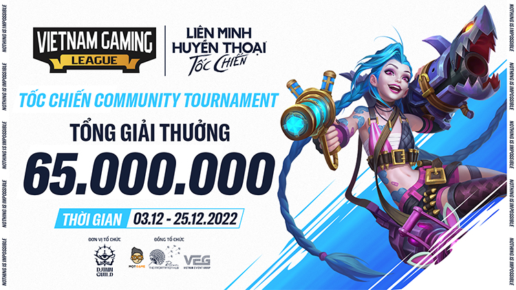 Mở đăng ký giải Vietnam Gaming League - Tốc Chiến Community Tournament