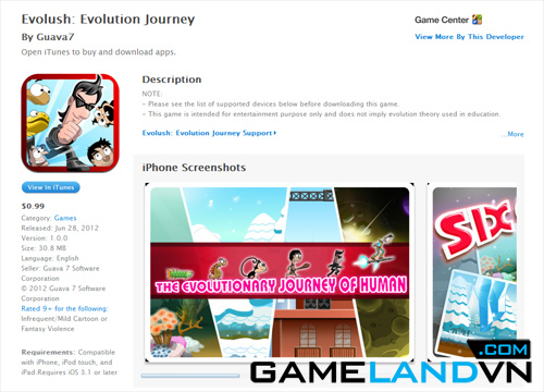 Evolush: Evolution Journey đã có mặt trên iTunes - Ảnh 2