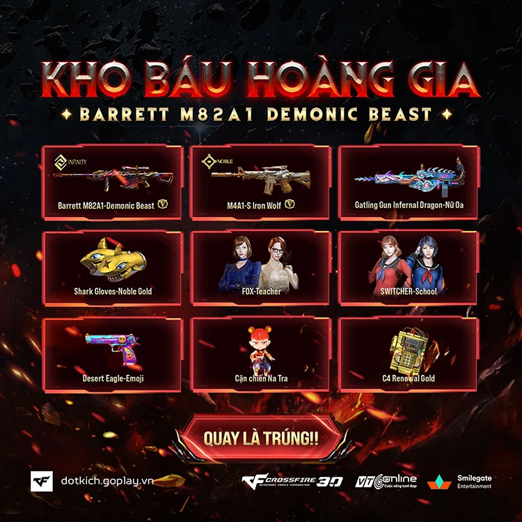Kho Báu Hoàng Gia Tái Sinh - M82A1 Demonic Beast trở lại